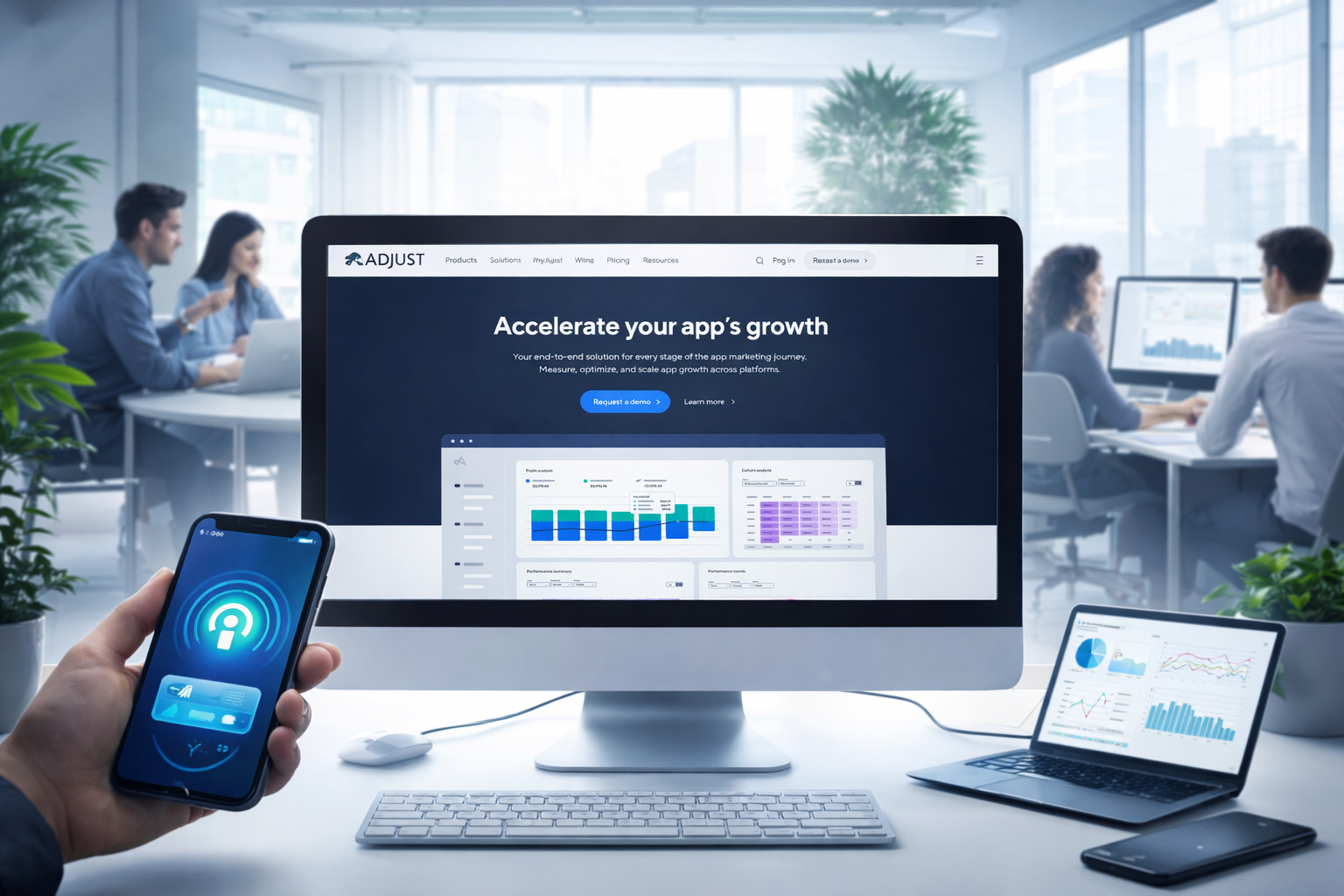 Мобільні проксі для Adjust: атрибуція, QA конверсій і гео-тести