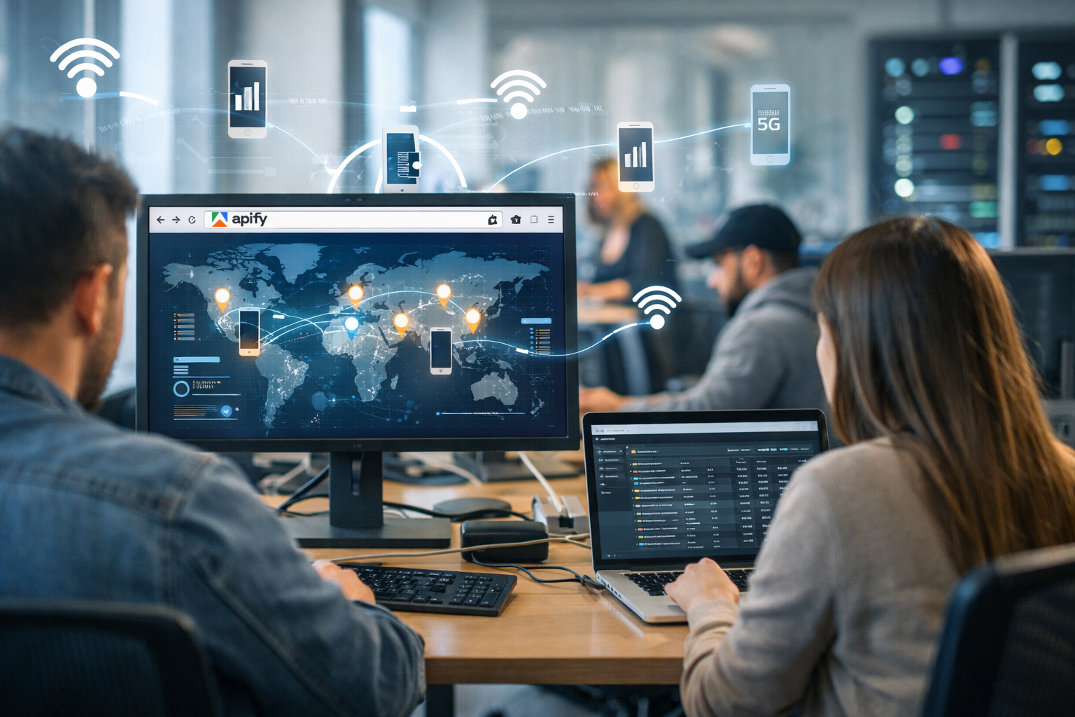 Мобільні проксі Apify: налаштування, перевірка гео, діагностика