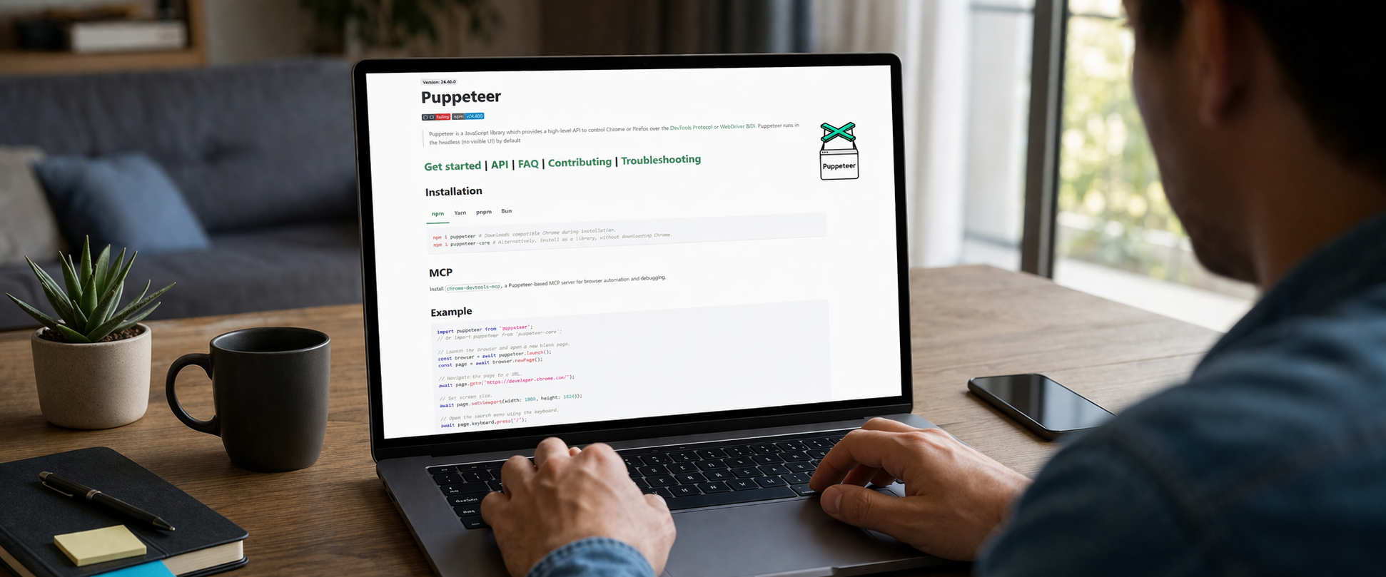 Mobile proxies for Puppeteer: geo screenshots and uptime monitoring