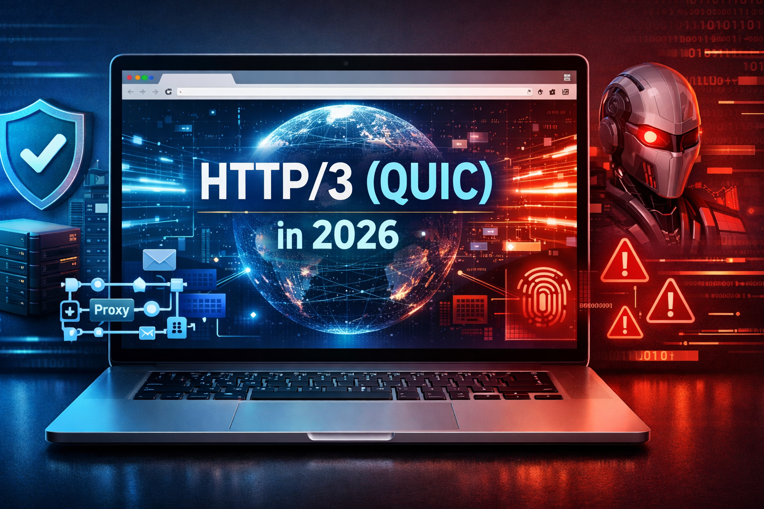 HTTP/3 (QUIC) у 2026: вплив на проксі та антибот